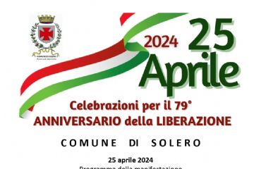 25 aprile 2024: 79&#176; Anniversario della Liberazione d&#39;Italia